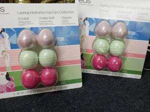 lot 163 image: Set of 2 EOS Lasting Hydration Lip ...