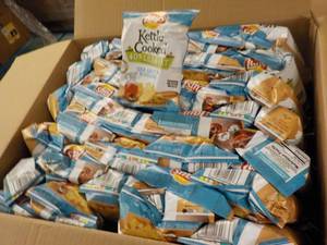 lot 231 image: Case of 64 - 1 38 oz Lays Kettle C...