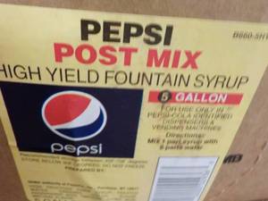 lot 238 image: 5 Gallon Pepsi Post Mix High Yield ...