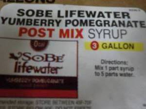 lot 239 image: 3 Gallon Sobe Lifewater Yumberry Po...