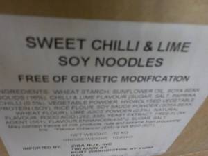lot 270 image: 10 kg Box Sweet Chili and Lime Soy ...