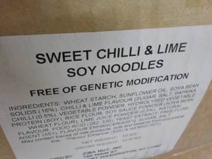 lot 271 image: 10 kg Box Sweet Chili and Lime Soy ...