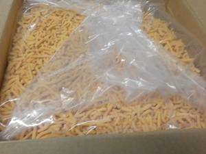 lot 277 image: 10 kg box Cheddar Cheese Soy Noodle...