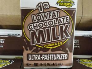 lot 294 image: Case of 12 - 16 oz Low Fat Chocolat...