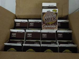 lot 299 image: Case of 12 - 16 oz Low Fat Chocolat...