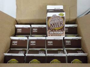 lot 300 image: Case of 12 - 16 oz Low Fat Chocolat...