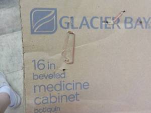 lot 313 image: Glacier Bay 16 Beveled Medicine Ca...