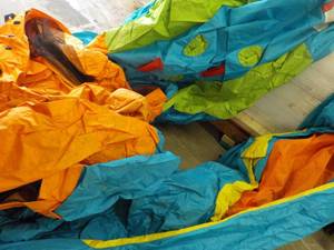 lot 317 image: Inflatable Bouncing House untested...