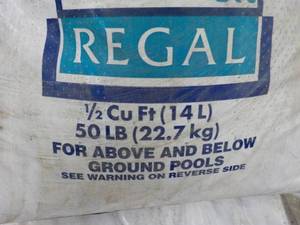 lot 319 image: 10 - 50 lb.bags  Regal Swimming Poo...