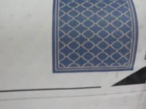 lot 372 image: Area Rug 5 ft 3 x 7 ft...