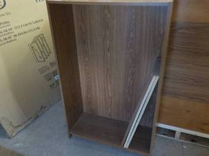 lot 379 image: Wood Book Case 30 x 12 x 48 4 shel...