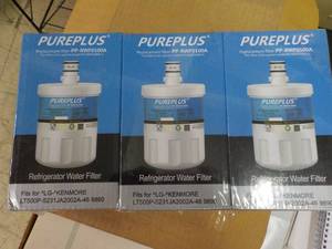 lot 398 image: Set of 3 Pure Plus refrigerator Wat...