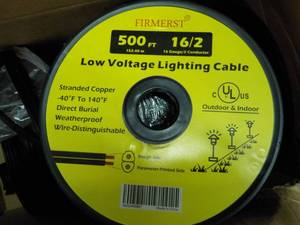 lot 399 image: roll of Low Voltage Lighting Cable ...