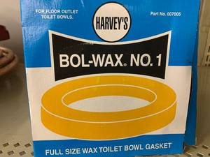 Harveys Bol-Wax No 1 Toliet Bowl Gasket