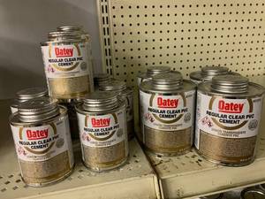 Oatey Regular Clear PVC Cement