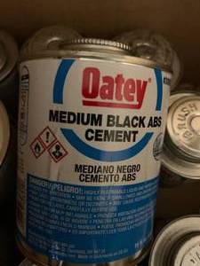 Oatey Medium Black ABS Cement