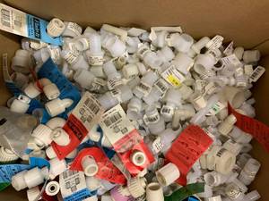 Assorted SMALL plasticnylon fittings