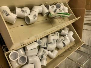 Trays and PVC Fittings