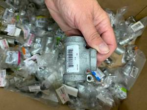 Assorted Galvinized steel fittings