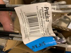Assorted Galv Pipe hooks