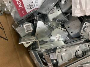 Assorted Metal outlet boxes