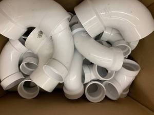 Assortment of PVC fittings