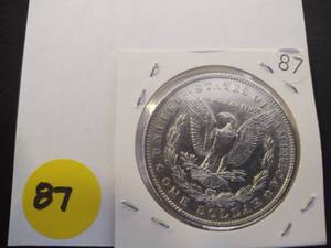 1890 S Morgan Dollar - AU Condition
