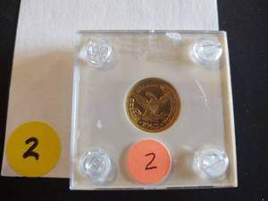 1907 $2.50 Dollar Gold Liberty AU