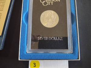 1884-CC GSA Uncirculated Morgan Dollar with Orig. Box and Cert. of Auth.