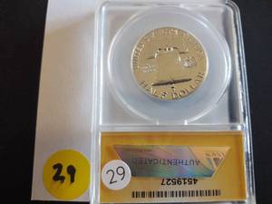 1958 Franklin Half Dollar ANACS PR66