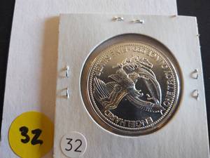 1984 1 Oz. BU Silver Engelhard Prospector