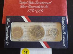 United States Bicentennial Silver Uncirculated Set in Original Mint Packaging