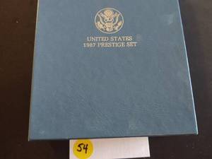 1987 U.S. Prestige Proof set with 90% Silver Dollar
