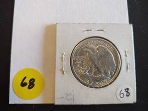 1943 S MS Walking Liberty Half Dollar