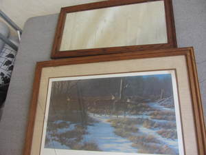 Winter Shadows, Etched Mirror