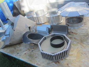 Roof Vents, Caps, Chimelator