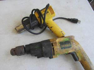 DeWalt Hammer Drill, Heat Gun