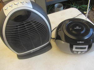Heater, CD Boombox