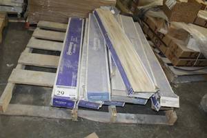 lot 29 image: Lot of (9) Boxes of Armstrong Natural Creations ArborArt Tile Flooring