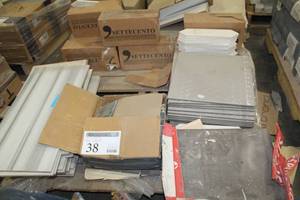 lot 38 image: Lot of (Approximately 28) Boxes of Tile Flooring