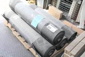 lot 80 image: Lot of (4) Rolls of Rubber L1 Sound Control Underlayment