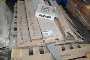 lot 88 image: Lot of (9) Boxes of Luxury Vinyl Planks Tile Flooring