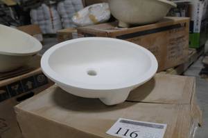 lot 116 image: LG Hausys Sink Artic White