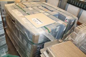 lot 132 image: Lot of (Approximately 50) Boxes of Dover Seagull White Tiles