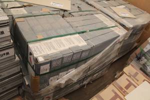 lot 137 image: Lot of (20) Boxes of Dover Seagull White Tiles