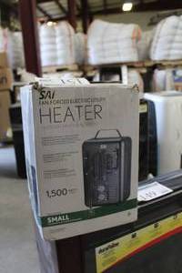 lot 151 image: Sai Fan-Forced Electric Utility Heater 1500W Small