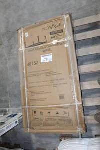 lot 173 image: New Age 4x8ft. Adjustable Overhead Rack White