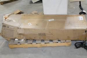 lot 197 image: Home Decorators Collection Infrared Media Electric Fireplace 59in.