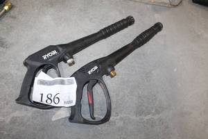 lot 186 image: Lot of (2) Ryobi Pressure Washer Trigger Handles