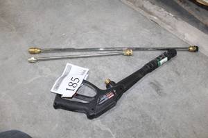 lot 185 image: Ryobi Pressure Washer Trigger Handle, Pressure Washer Wand